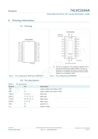 74LVC2244APW/AUJ Datenblatt Seite 3