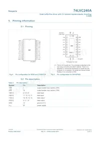 74LVC240APW/AUJ Datasheet Page 3
