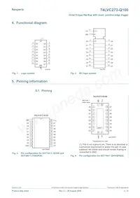 74LVC273D-Q100J Datasheet Page 2