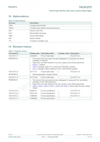 74LVC273PW/AUJ Datasheet Page 13