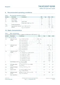 74LVC2G07GW-Q100H數據表 頁面 4