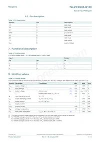 74LVC2G08DC-Q100H Datasheet Page 3