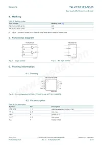 74LVC2G125DP-Q100H Datasheet Page 2
