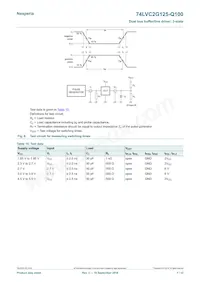 74LVC2G125DP-Q100H Datasheet Page 7