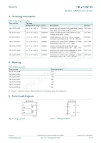 74LVC2G125GM Datasheet Page 2