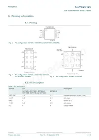 74LVC2G125GM Datasheet Page 3