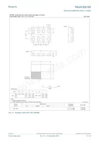 74LVC2G125GM Datasheet Pagina 15