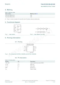 74LVC2G126DC-Q100H Datasheet Page 2