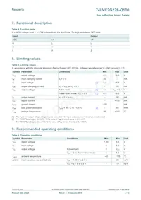 74LVC2G126DC-Q100H Datasheet Page 3