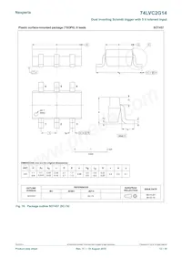 74LVC2G14GN Datasheet Page 12