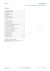 74LVC2G14GN Datasheet Page 19