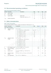 74LVC2G14GV-Q100H Datasheet Page 4
