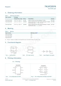 74LVC2G16GFH Datasheet Page 2