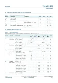 74LVC2G16GFH Datasheet Page 4