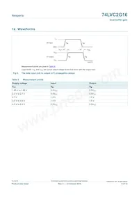 74LVC2G16GFH Datasheet Page 6