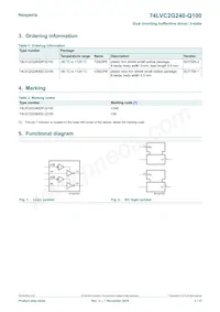 74LVC2G240DC-Q100H Datasheet Page 2
