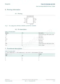 74LVC2G240DC-Q100H Datasheet Page 3