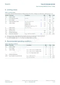 74LVC2G240DC-Q100H Datasheet Page 4