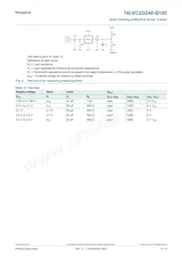 74LVC2G240DC-Q100H Datasheet Page 8