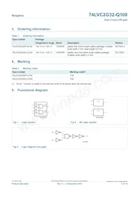 74LVC2G32DP-Q100H Datasheet Page 2