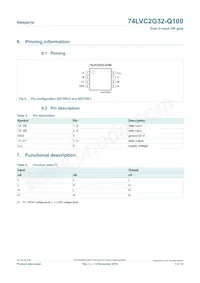 74LVC2G32DP-Q100H Datasheet Page 3