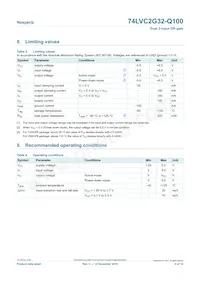 74LVC2G32DP-Q100H Datasheet Page 4