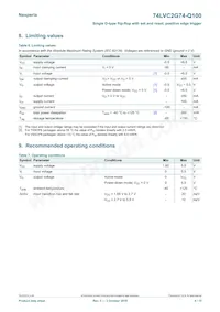 74LVC2G74DC-Q100H Datasheet Page 4