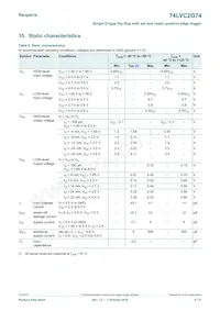 74LVC2G74GD Datasheet Page 6