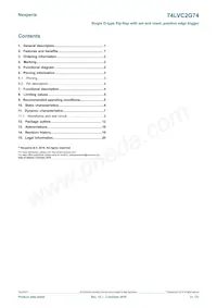 74LVC2G74GD Datasheet Page 21