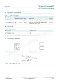 74LVC2G86DC-Q100H Datasheet Page 2