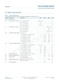 74LVC2G86DC-Q100H Datasheet Page 5
