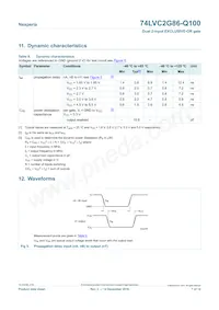 74LVC2G86DC-Q100H Datasheet Page 7