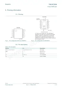 74LVC30ABQX Datasheet Page 3