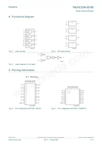 74LVC32ADB-Q100J Datasheet Page 2