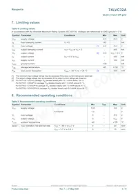 74LVC32APW/AUJ Datasheet Page 4