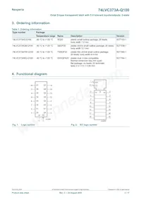 74LVC373ADB-Q100J Datasheet Page 2