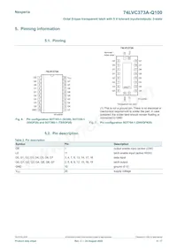 74LVC373ADB-Q100J Datasheet Page 4