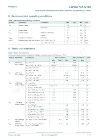 74LVC373ADB-Q100J Datasheet Page 6