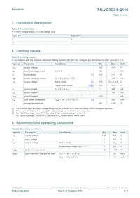 74LVC3G04DC-Q100H Datasheet Page 3