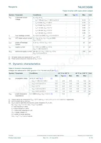 74LVC3G06GD Datasheet Page 6