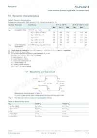 74LVC3G14GD Datasheet Page 7