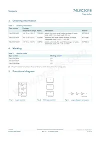 74LVC3G16DPH Datasheet Page 2