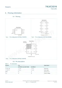 74LVC3G16DPH Datasheet Page 3