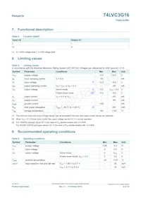 74LVC3G16DPH Datasheet Page 4