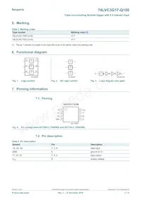 74LVC3G17DP-Q100H Datasheet Page 2
