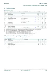 74LVC3G17GN Datasheet Page 4