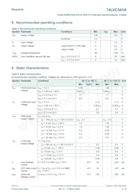 74LVC541APW/AUJ Datasheet Page 4