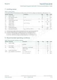 74LVC573AD-Q100J Datasheet Page 5
