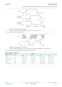 74LVC573APW/AUJ Datasheet Page 9