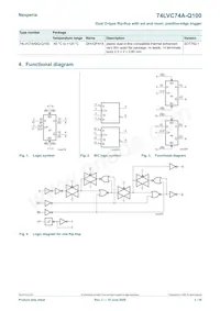 74LVC74AD-Q100J Datasheet Page 2